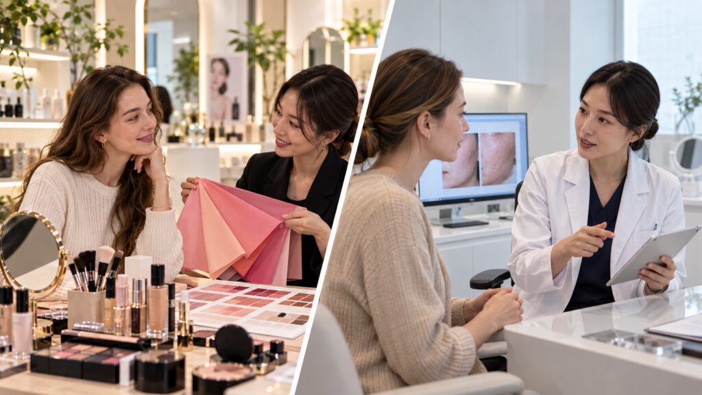 Comparison of non-medical K-beauty experiences and professional medical care in Korea